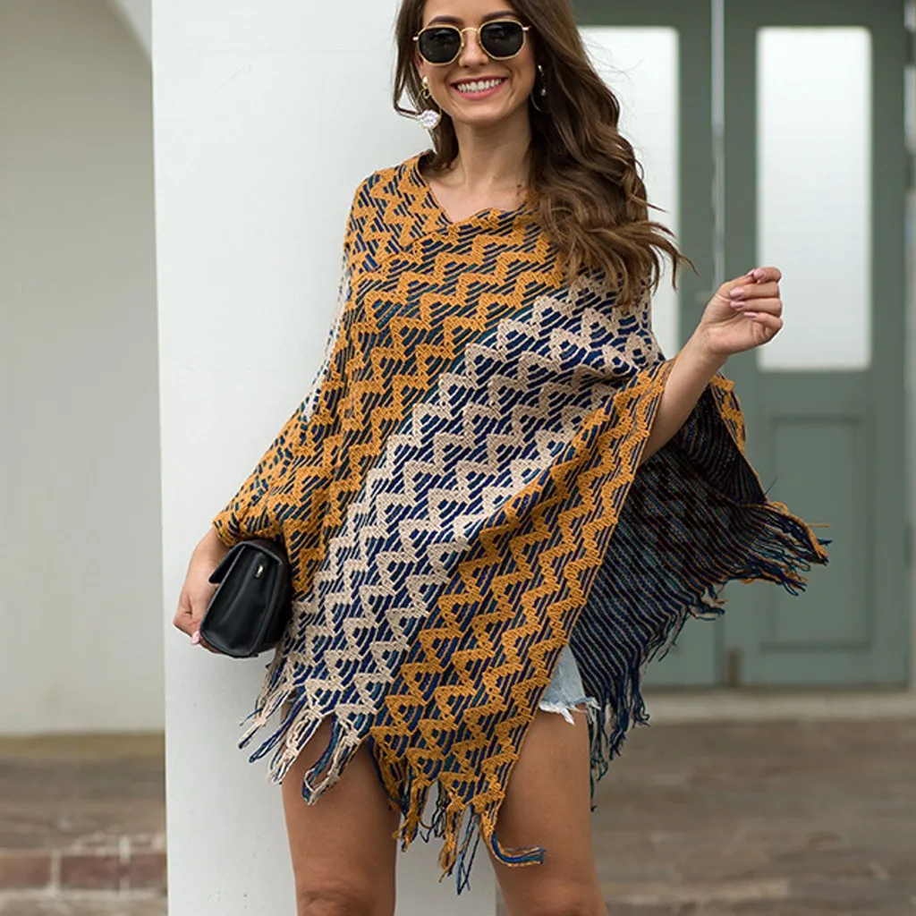 2019 Autumn winter Women Ponchos Off Shoulder Irregular Cloak Blouse Female Tops Femme Pashmina Shawl Winter #D
2019 Autumn winter Women Ponchos Off Shoulder Irregular Cloak Blouse Female Tops Femme Pashmina Shawl Winter #D