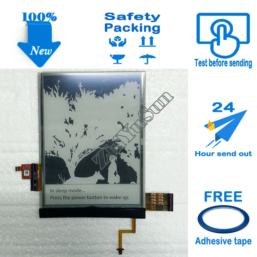 Free Adhesive Tape,ED060XD4 (FL-B1) ED060XD4 C2-00 for ONYX BOOX C67M Eink Display, With Touch Screen,LCD,Backligh,C67M screent
Free Adhesive Tape,ED060XD4 (FL-B1) ED060XD4 C2-00 for ONYX BOOX C67M Eink Display, With Touch Screen,LCD,Backligh,C67M screent