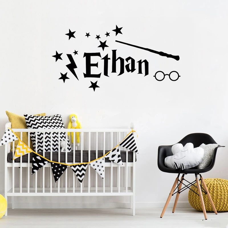 Harry Potter Kids Wall Stickers Mural Poster Personalized Name Wall Decal Boy Name Vinyl Kids Room Decor Nursery Decorative Y001
Harry Potter Kids Wall Stickers Mural Poster Personalized Name Wall Decal Boy Name Vinyl Kids Room Decor Nursery Decorative Y001