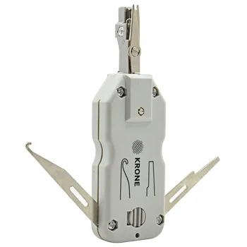 CHIPAL KRONE Professional Telecom Phone Wire RJ11 Punch Down Tool Kit with Sensor Ethernet Cat5 RJ45 Cable Network Tracker
CHIPAL KRONE Professional Telecom Phone Wire RJ11 Punch Down Tool Kit with Sensor Ethernet Cat5 RJ45 Cable Network Tracker
