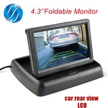 4.3"Car Monitor Foldable Color TFT-LCD Monitor Car Reverse Rearview Parking System LCD Monitor for Car Rear view Camera
4.3"Car Monitor Foldable Color TFT-LCD Monitor Car Reverse Rearview Parking System LCD Monitor for Car Rear view Camera
