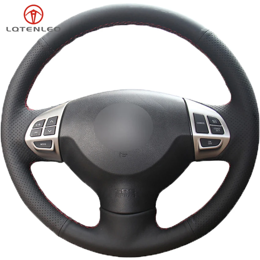 LQTENLEO Black Artificial Leather Car Steering Wheel Cover For Mitsubishi Lancer EX X 10 2007-2017 Outlander 2006-2013 ASX 2010 
LQTENLEO Black Artificial Leather Car Steering Wheel Cover For Mitsubishi Lancer EX X 10 2007-2017 Outlander 2006-2013 ASX 2010