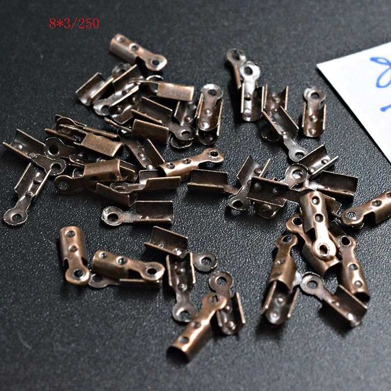 FLTMRH 120pcs 8*3mm Leather Cord End Caps End Clasps Crimp Bead Silver/Gold/KC Gold/Dull Silver/Gun black Connectors for Jewe
FLTMRH 120pcs 8*3mm Leather Cord End Caps End Clasps Crimp Bead Silver/Gold/KC Gold/Dull Silver/Gun black Connectors for Jewe