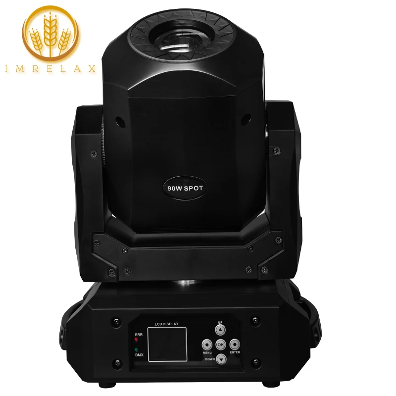 IMRELAX New 90W LED Spot Moving Head Light Fast Silent 3 Facet Prism Clear Rotating GOBO LED Moving Head Spot DJ Disco Light
IMRELAX New 90W LED Spot Moving Head Light Fast Silent 3 Facet Prism Clear Rotating GOBO LED Moving Head Spot DJ Disco Light