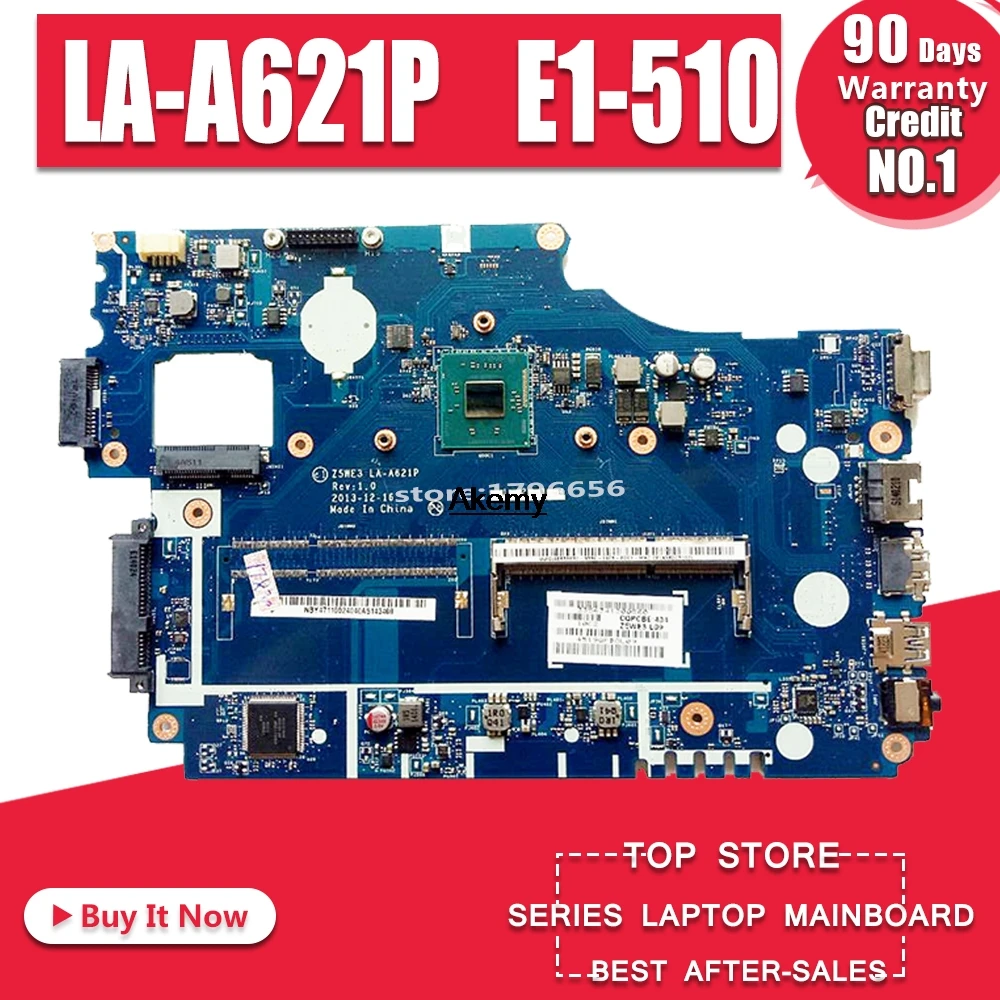 Z5WE3 LA-A621P mainboard For Acer aspire E1-510 E1-510-2500 laptop motherboard Test work 100% original
Z5WE3 LA-A621P mainboard For Acer aspire E1-510 E1-510-2500 laptop motherboard Test work 100% original
