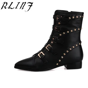 RLINF Tassel Buckle Leather Spring and Autumn Big Women High Heels
RLINF Tassel Buckle Leather Spring and Autumn Big Women High Heels