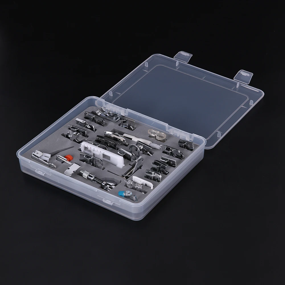 52 pcs/set Multifunctional Domestic Sewing Tools Machine Presser Feet Snap On Sewing Accessories for Brother Singer Janom
52 pcs/set Multifunctional Domestic Sewing Tools Machine Presser Feet Snap On Sewing Accessories for Brother Singer Janom