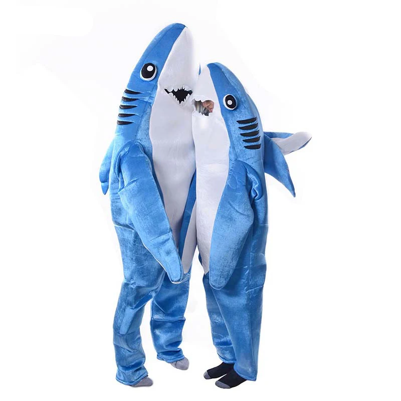 Adult Kids children Attack blue Shark Costume Party Mascot animal Costume Jumpsuit Halloween Purim Fancy Dress rompers men women
Adult Kids children Attack blue Shark Costume Party Mascot animal Costume Jumpsuit Halloween Purim Fancy Dress rompers men women