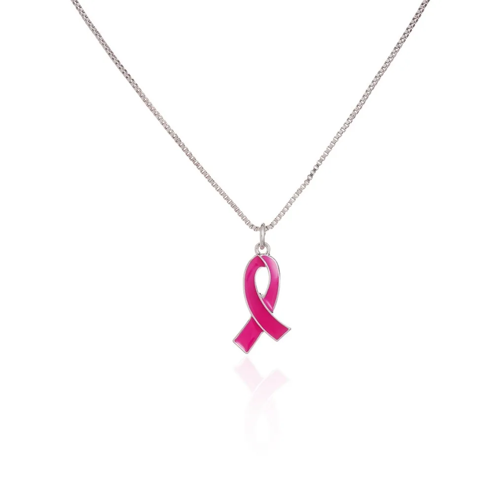 10pcs Breast Cancer Awareness Ribbon Pendant Necklace Jewelry Best Wishes Necklace for Women Girl Mothers day gift Drop shipping
10pcs Breast Cancer Awareness Ribbon Pendant Necklace Jewelry Best Wishes Necklace for Women Girl Mothers day gift Drop shipping