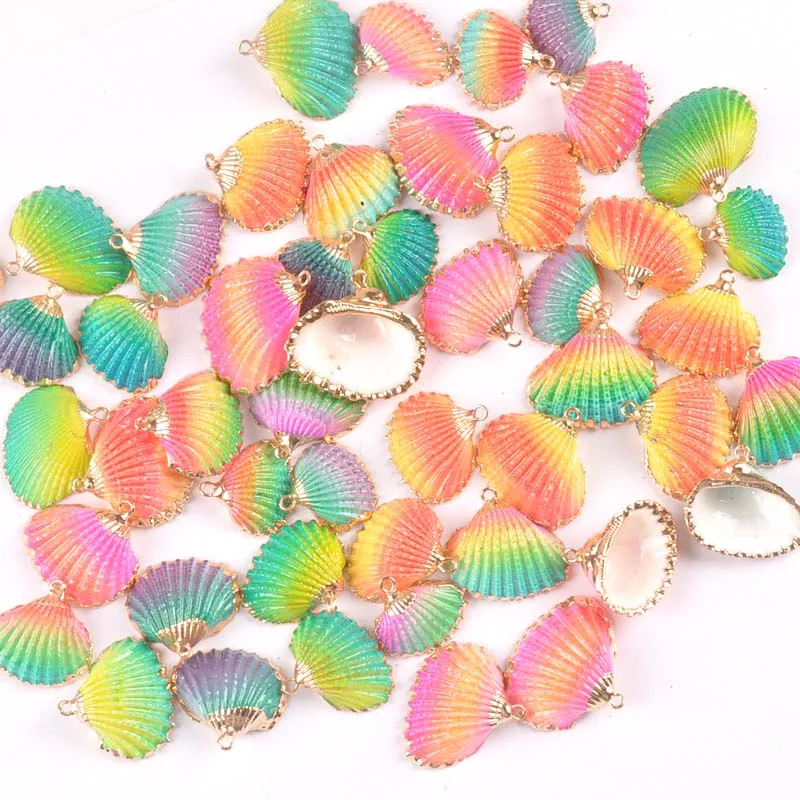 5pcs Gold Plated Threaded Shell Beach Decor Natural Sector Seashells For Craft Home DIY Charms Handmade Pendant Ornament tr0335
5pcs Gold Plated Threaded Shell Beach Decor Natural Sector Seashells For Craft Home DIY Charms Handmade Pendant Ornament tr0335