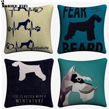 Geometric Schnauzer Dog Cushion Covers Decorative Square Throw Pillow Cover Chair Sofa Cotton Linen Pillowcase
Geometric Schnauzer Dog Cushion Covers Decorative Square Throw Pillow Cover Chair Sofa Cotton Linen Pillowcase