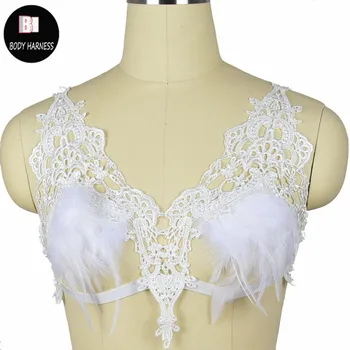 Sheer Bra Fearher Bralette Lace Bondage Harness Lingerie Adjust Sexy harness Cage Goth Crop Top Fetish Erotic Sexy Body Harness
Sheer Bra Fearher Bralette Lace Bondage Harness Lingerie Adjust Sexy harness Cage Goth Crop Top Fetish Erotic Sexy Body Harness