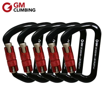 28kN D Carabiner Climbing Equipment CE / UIAA Twist Locking Safety Master Lock Aluminum Screwgate Karabiner Rescue Arborist
28kN D Carabiner Climbing Equipment CE / UIAA Twist Locking Safety Master Lock Aluminum Screwgate Karabiner Rescue Arborist