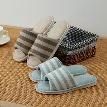 FourSeasons Male and Female Couples Cotton linen slippers Home indoor wooden floors Soft bottom non-slip cloth Spring and Autumn
FourSeasons Male and Female Couples Cotton linen slippers Home indoor wooden floors Soft bottom non-slip cloth Spring and Autumn
