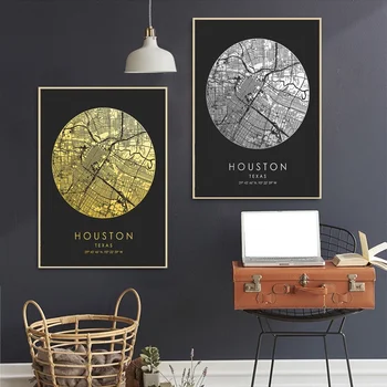 Colored And Gold City Maps Houston Texas United States of America Canvas Poster Wall Pictures for Living Room No Frame
Colored And Gold City Maps Houston Texas United States of America Canvas Poster Wall Pictures for Living Room No Frame