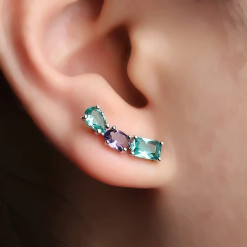 Colorful Small Stud Earrings Fashion Square Crystal Glass Black White Plated Earrings Multi Color Stone new Trendy Earring 2019
Colorful Small Stud Earrings Fashion Square Crystal Glass Black White Plated Earrings Multi Color Stone new Trendy Earring 2019