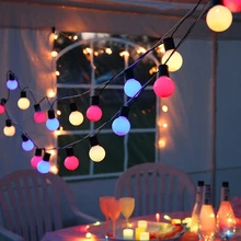 10M 38leds led string light 5CM big ball AC110V 220V Christmas holiday Party festival Decoration indoor outdoor Starry Lights
10M 38leds led string light 5CM big ball AC110V 220V Christmas holiday Party festival Decoration indoor outdoor Starry Lights