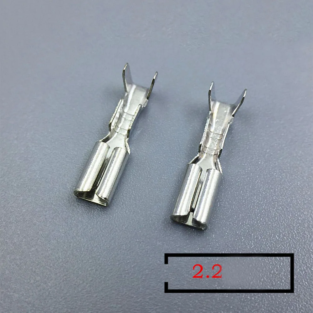 100pcs/lot 2.2 Plug Insert Spring Connector 2.2mm Connection Terminal Cold Pressing Terminal DJ622-D2A
100pcs/lot 2.2 Plug Insert Spring Connector 2.2mm Connection Terminal Cold Pressing Terminal DJ622-D2A