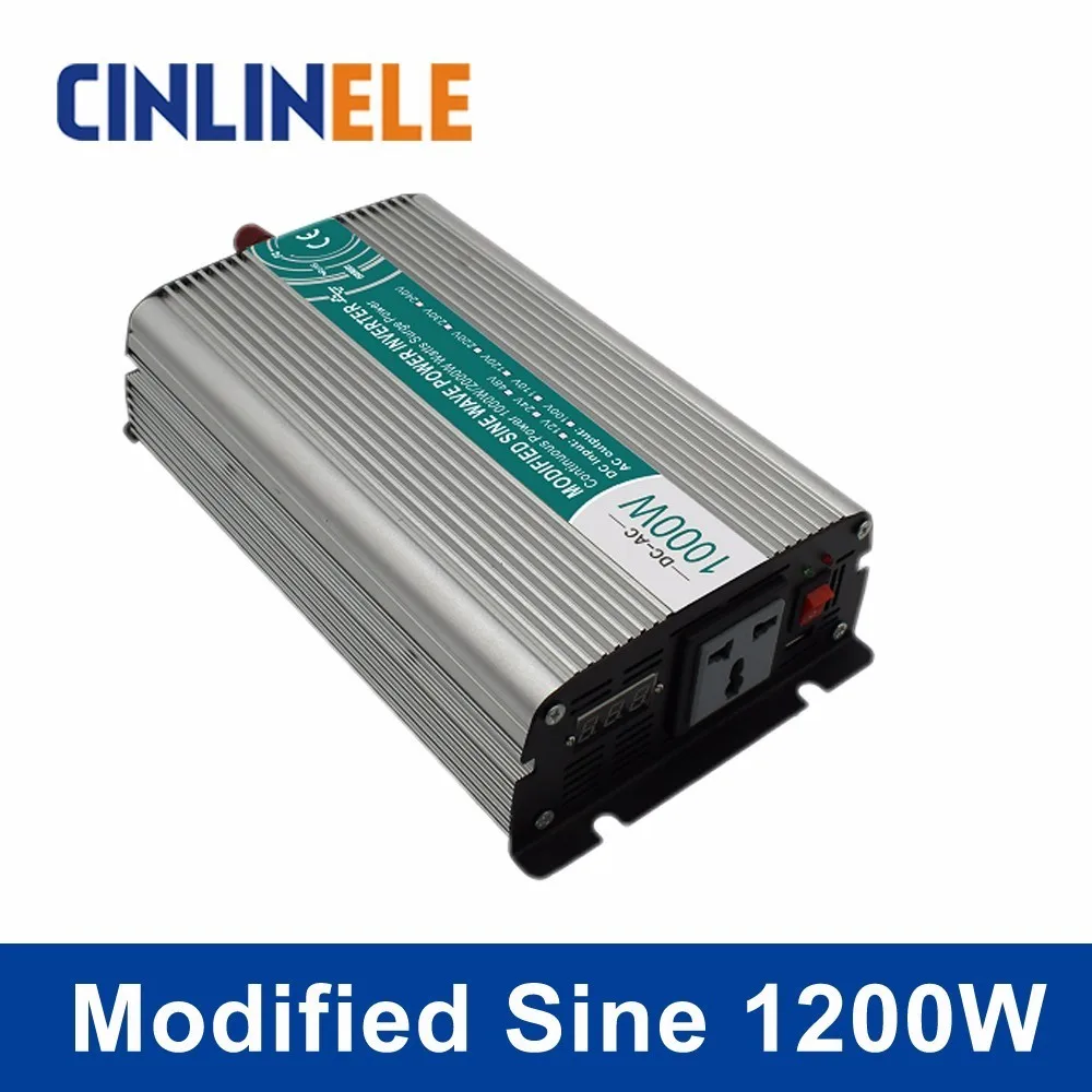 Smart Modified Sine Wave Inverter 1200W CLP1200A DC 12V 24V to AC 110V 220V Smart Series Solar Power 1200W Surge Power 2400W
Smart Modified Sine Wave Inverter 1200W CLP1200A DC 12V 24V to AC 110V 220V Smart Series Solar Power 1200W Surge Power 2400W