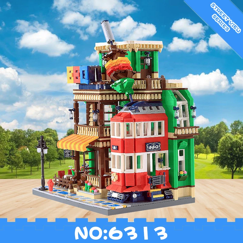 Creator Expert City Street View Tram-Style BBQ Canteen Garden Restaurant Model Building Blocks Kids Toy Creator
Creator Expert City Street View Tram-Style BBQ Canteen Garden Restaurant Model Building Blocks Kids Toy Creator