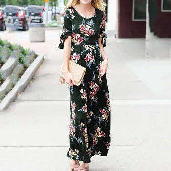 Summer Women Pregnant Maternity Casual Cotton Sleeve Floral Pint Photography Props Green Long Dress robe photo grossesse
Summer Women Pregnant Maternity Casual Cotton Sleeve Floral Pint Photography Props Green Long Dress robe photo grossesse