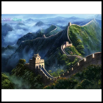 Full square embroidery 5d diy diamond painting cross stitch China the Great Wall picture rhinestone mosaic home decor NEW758
Full square embroidery 5d diy diamond painting cross stitch China the Great Wall picture rhinestone mosaic home decor NEW758