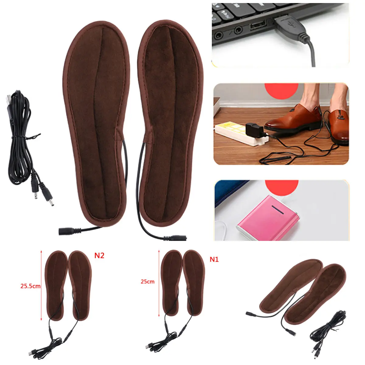 New arrive USB Electric Powered Plush Fur Heating Insoles Winter Keep Warm Foot Shoes Insole
New arrive USB Electric Powered Plush Fur Heating Insoles Winter Keep Warm Foot Shoes Insole