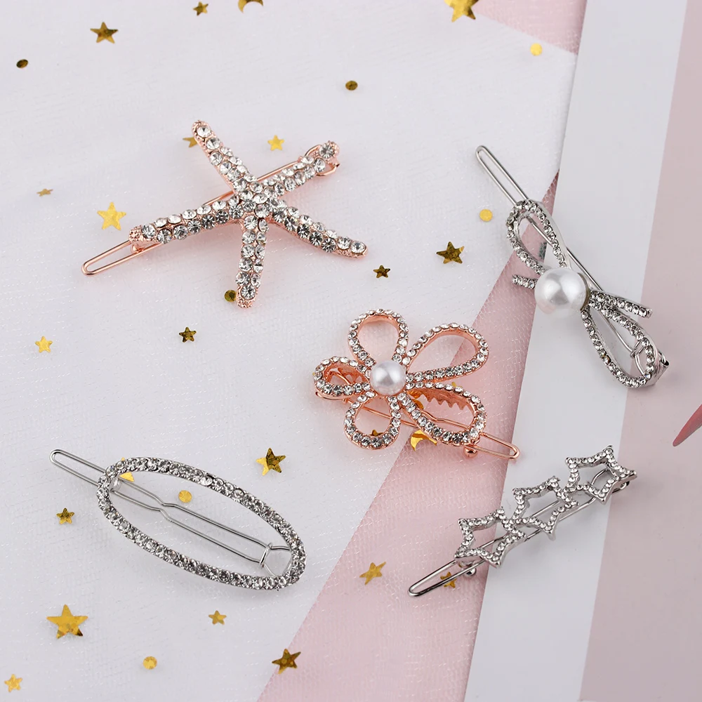 1PC Sweet Shiny Rhinestone Hair Clips For Women Princess Girl Barrette Hair Clip Crystal Hairpin Multicolor Headwear Accessories
1PC Sweet Shiny Rhinestone Hair Clips For Women Princess Girl Barrette Hair Clip Crystal Hairpin Multicolor Headwear Accessories