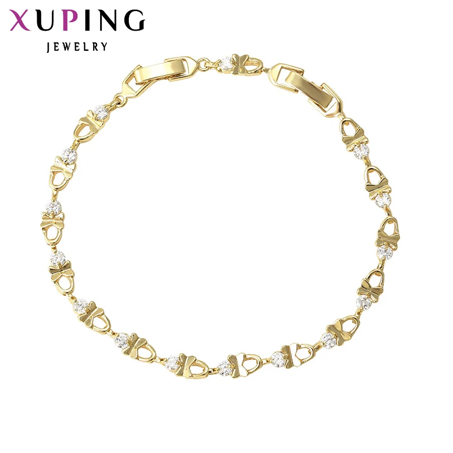 Xuping Beautiful Fashion New Bracelet Bow Tie Shape Suitable for Women Bracelets Top Quality Jewelry S53,4-74921
Xuping Beautiful Fashion New Bracelet Bow Tie Shape Suitable for Women Bracelets Top Quality Jewelry S53,4-74921
