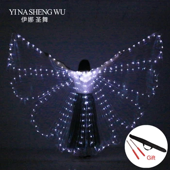 Colorful Belly Dance Performance LED Butterfly Wings Dance Accessories Women ISIS Wings LED Butterfly Wings With Sticks/Wing Bag
Colorful Belly Dance Performance LED Butterfly Wings Dance Accessories Women ISIS Wings LED Butterfly Wings With Sticks/Wing Bag