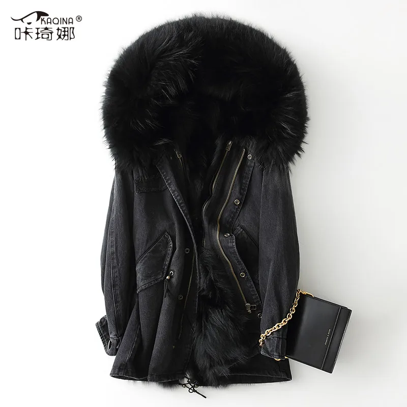Real Fox Fur Liner Denim Jacket Autumn Winter Coat Women Raccoon Dog Fur Collar Korean Parka Vintage Overcoat Parkas Mujer 68658
Real Fox Fur Liner Denim Jacket Autumn Winter Coat Women Raccoon Dog Fur Collar Korean Parka Vintage Overcoat Parkas Mujer 68658