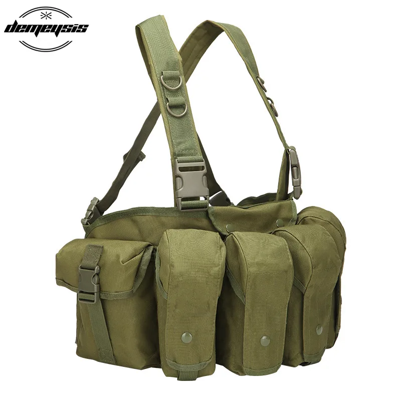 Tactical Vest Airsoft Ammo Chest Rig AK 47 Magazine Carrier Combat Tactical Military Vest
Tactical Vest Airsoft Ammo Chest Rig AK 47 Magazine Carrier Combat Tactical Military Vest