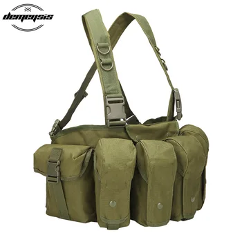 Tactical Vest Airsoft Ammo Chest Rig AK 47 Magazine Carrier Combat Tactical Military Vest
Tactical Vest Airsoft Ammo Chest Rig AK 47 Magazine Carrier Combat Tactical Military Vest