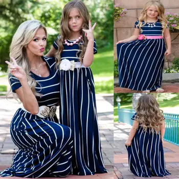 Family Matching Outfits Summer Matching Dress Mom And Me Girl Casual Family Sleeveless Striped Dresses Outfit New
Family Matching Outfits Summer Matching Dress Mom And Me Girl Casual Family Sleeveless Striped Dresses Outfit New