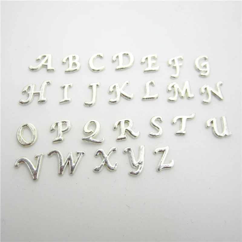 130pcs/lot Mix silver plating alphabet letter floating charms living glass lockets floating charms(A-Z 26designs per 5 pcs)
130pcs/lot Mix silver plating alphabet letter floating charms living glass lockets floating charms(A-Z 26designs per 5 pcs)