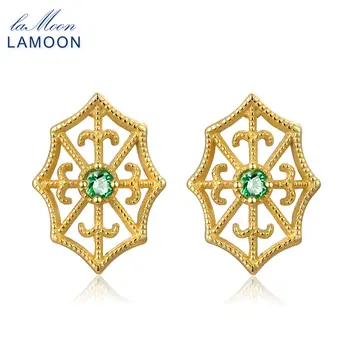 LAMOON 925 sterling-silver-jewelry Green Emerald Gemstone Stud Earrings for Women Anniversary Gift Earring Fine Jewelry EI052
LAMOON 925 sterling-silver-jewelry Green Emerald Gemstone Stud Earrings for Women Anniversary Gift Earring Fine Jewelry EI052