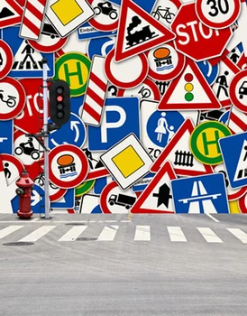 Vinyl traffic signs photography background computer printed children backgrounds for photo studio
Vinyl traffic signs photography background computer printed children backgrounds for photo studio