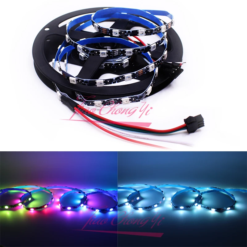 5mm PCB S shape type Addressable WS2812B 60LED/M RGB Full Color LED bendable strip light 2M non waterproof | Лампы и освещение