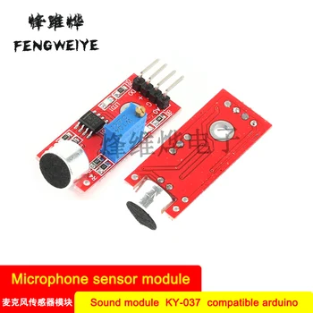 Panel High Sensitivity Microphone Sensor Module Sound Module KY-037 Compatible with
Panel High Sensitivity Microphone Sensor Module Sound Module KY-037 Compatible with