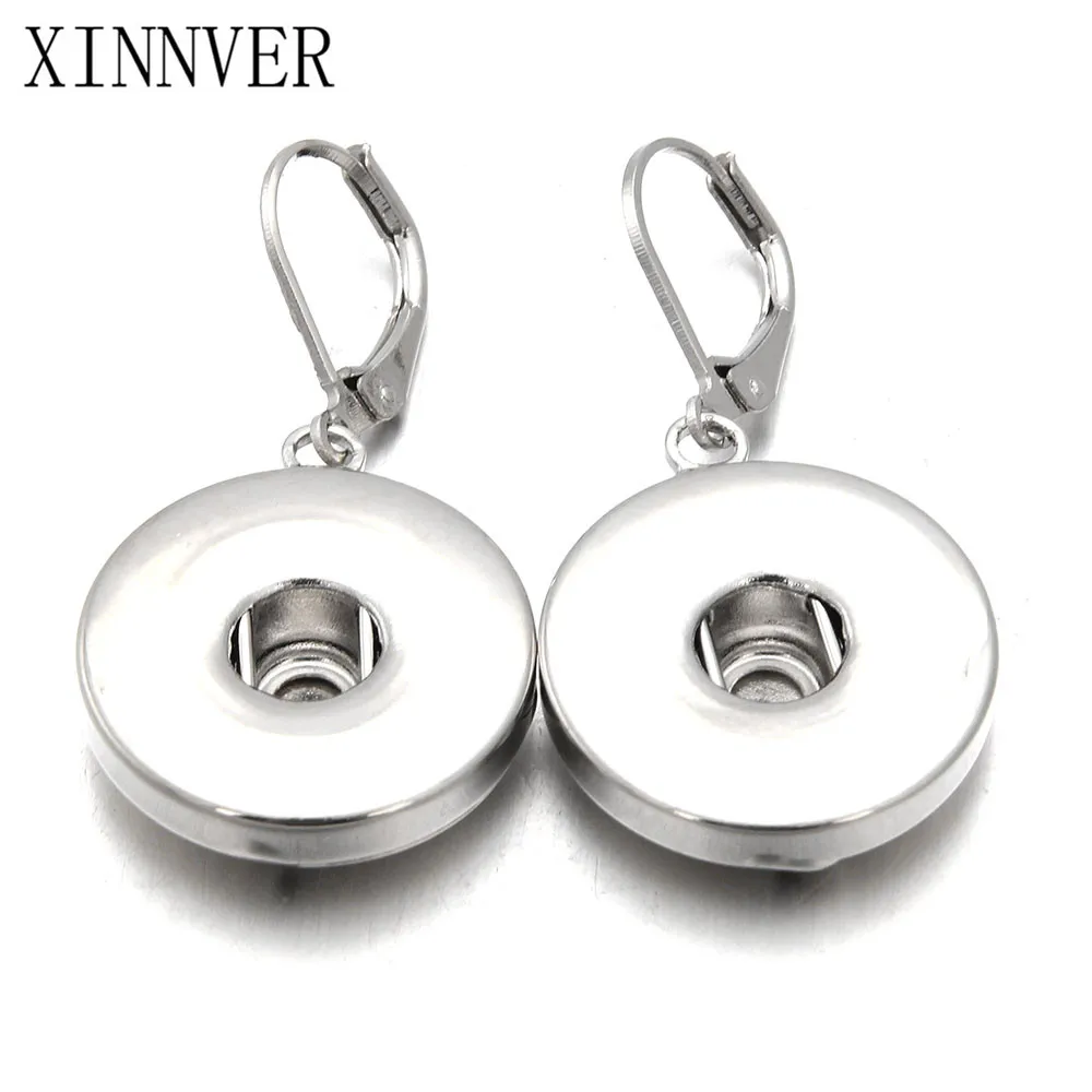 European and American Fashion Interchangeable Snap Buttons Earrings Fit 18mm snap Drop earrings Women DIY buttons
European and American Fashion Interchangeable Snap Buttons Earrings Fit 18mm snap Drop earrings Women DIY buttons