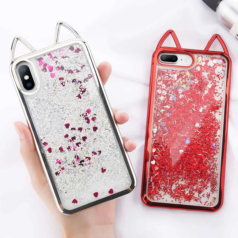 Bling Love Heart Powder Case For iPhone 7 6 6S Plus Glitter Quicksand Clear Phone Cases For iPhone X 8 Plus PC Back Cover
Bling Love Heart Powder Case For iPhone 7 6 6S Plus Glitter Quicksand Clear Phone Cases For iPhone X 8 Plus PC Back Cover