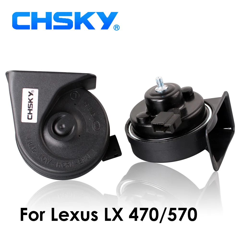 CHSKY Car Horn Snail type Horn For Lexus LX 470/LX 570 1997 to NOW 12V Loudness 110-129db Auto Horn High Low Klaxon
CHSKY Car Horn Snail type Horn For Lexus LX 470/LX 570 1997 to NOW 12V Loudness 110-129db Auto Horn High Low Klaxon