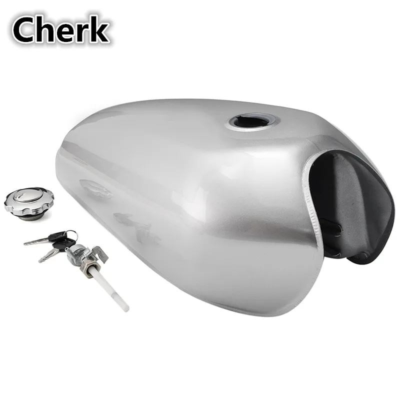 Motorcycle Vintage 9L Fuel Gas Tank with Thick Iron Cap Switch For Honda CG125 CG125S CG250 Cafe Racer New Plaint Silver
Motorcycle Vintage 9L Fuel Gas Tank with Thick Iron Cap Switch For Honda CG125 CG125S CG250 Cafe Racer New Plaint Silver