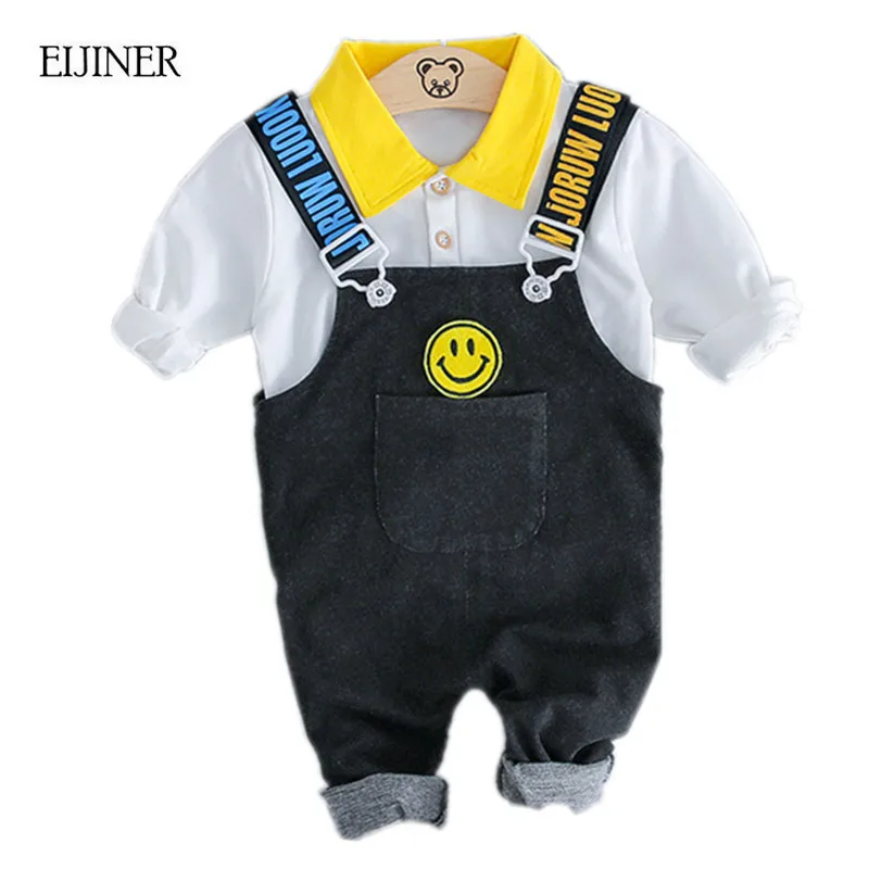 2018 Autumn Baby Boy Clothing Set Newborn Infant Clothing 2pcs Long Sleeve t-shirt+Bib Pant Turn-down Baby Boys Clothes Set
2018 Autumn Baby Boy Clothing Set Newborn Infant Clothing 2pcs Long Sleeve t-shirt+Bib Pant Turn-down Baby Boys Clothes Set