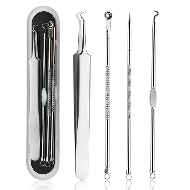 4 Pieces Face Blackhead Remover Extractor Cleaner Acne Tool Pimple Extractor Facial Cleaning Beauty Black Head
4 Pieces Face Blackhead Remover Extractor Cleaner Acne Tool Pimple Extractor Facial Cleaning Beauty Black Head