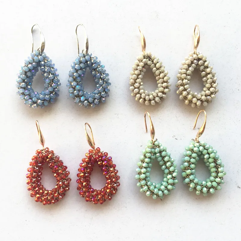 Fashion dripping earrings for women faceted small crystal earrings exquisite oorbellen baroque 2018 high jewelry Christmas gift
Fashion dripping earrings for women faceted small crystal earrings exquisite oorbellen baroque 2018 high jewelry Christmas gift
