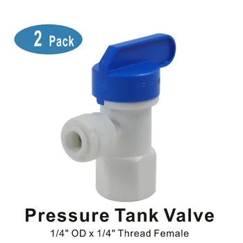 1/4-Inch Storage Pressure Tank Ball Valve Quick Connect Parts fitting for Water Filters/ Reverse Osmosis RO System
1/4-Inch Storage Pressure Tank Ball Valve Quick Connect Parts fitting for Water Filters/ Reverse Osmosis RO System