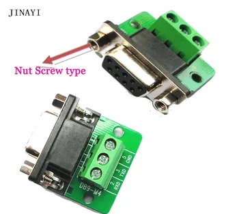 10pcs DB9 Female 9 pin RS232 Serial Port Breakout Terminal Adapter Connector with Insulating mat
10pcs DB9 Female 9 pin RS232 Serial Port Breakout Terminal Adapter Connector with Insulating mat