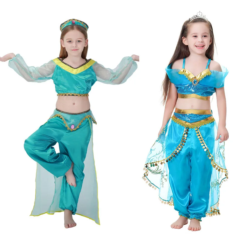 VASHE Beauty Jasmine Princess Costume for Girls Halloween Fantasias Princess Cosplay Indian Belly Dance Dress
VASHE Beauty Jasmine Princess Costume for Girls Halloween Fantasias Princess Cosplay Indian Belly Dance Dress