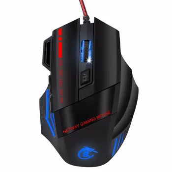 Pro Gaming Mouse Ergonomic mouse with 7 Button 5500dpi Backlit rgb Mouse for Desktop pc Computer Mouse Gamer
Pro Gaming Mouse Ergonomic mouse with 7 Button 5500dpi Backlit rgb Mouse for Desktop pc Computer Mouse Gamer